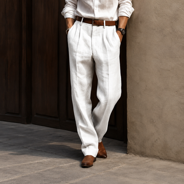 Jethro - Klassische Hose mit geradem Bein