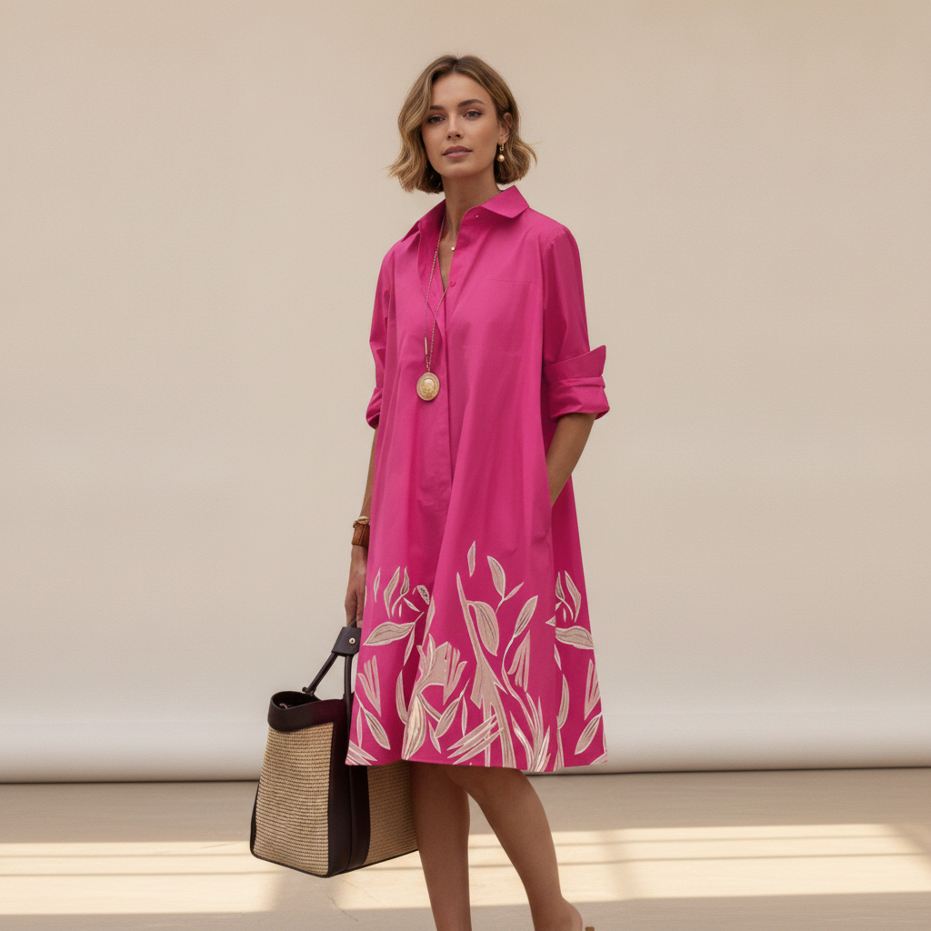 Gameela - Stilvolles, lockeres Kleid