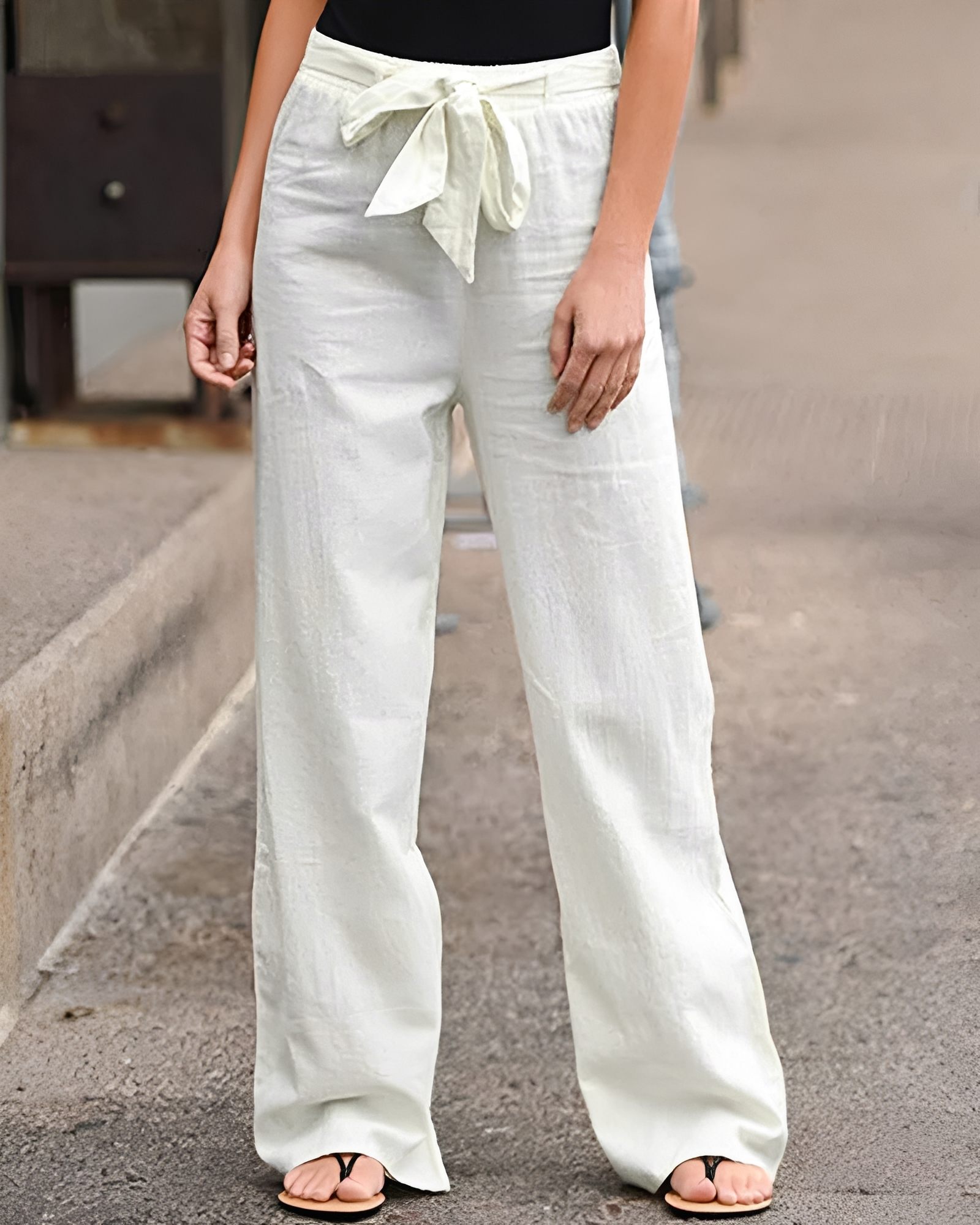 Saniyah - Hose mit flexiblem Taillenbund und Kordelzug