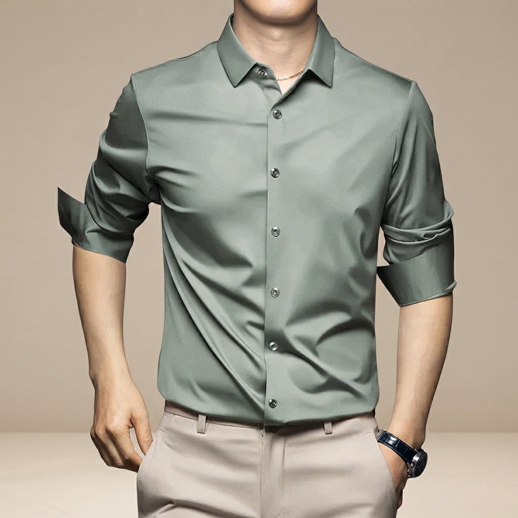 Esmaeel - Lässiges, knitterfreies Poloshirt