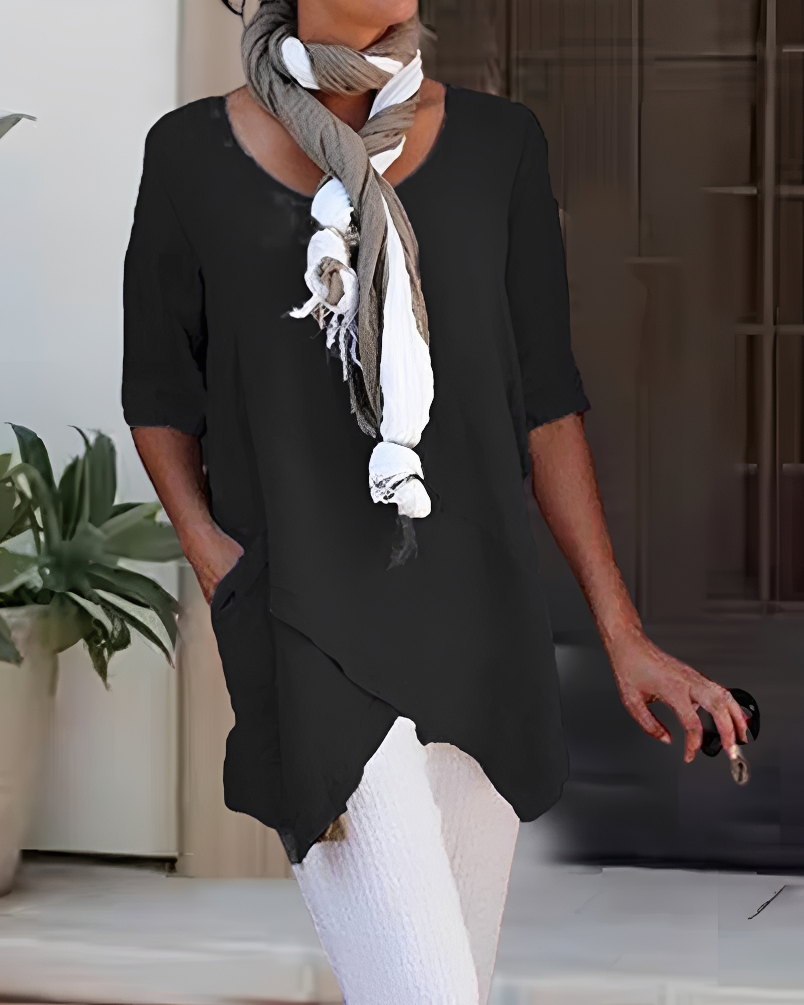 Marcia - Schickes Rundhals-Shirt