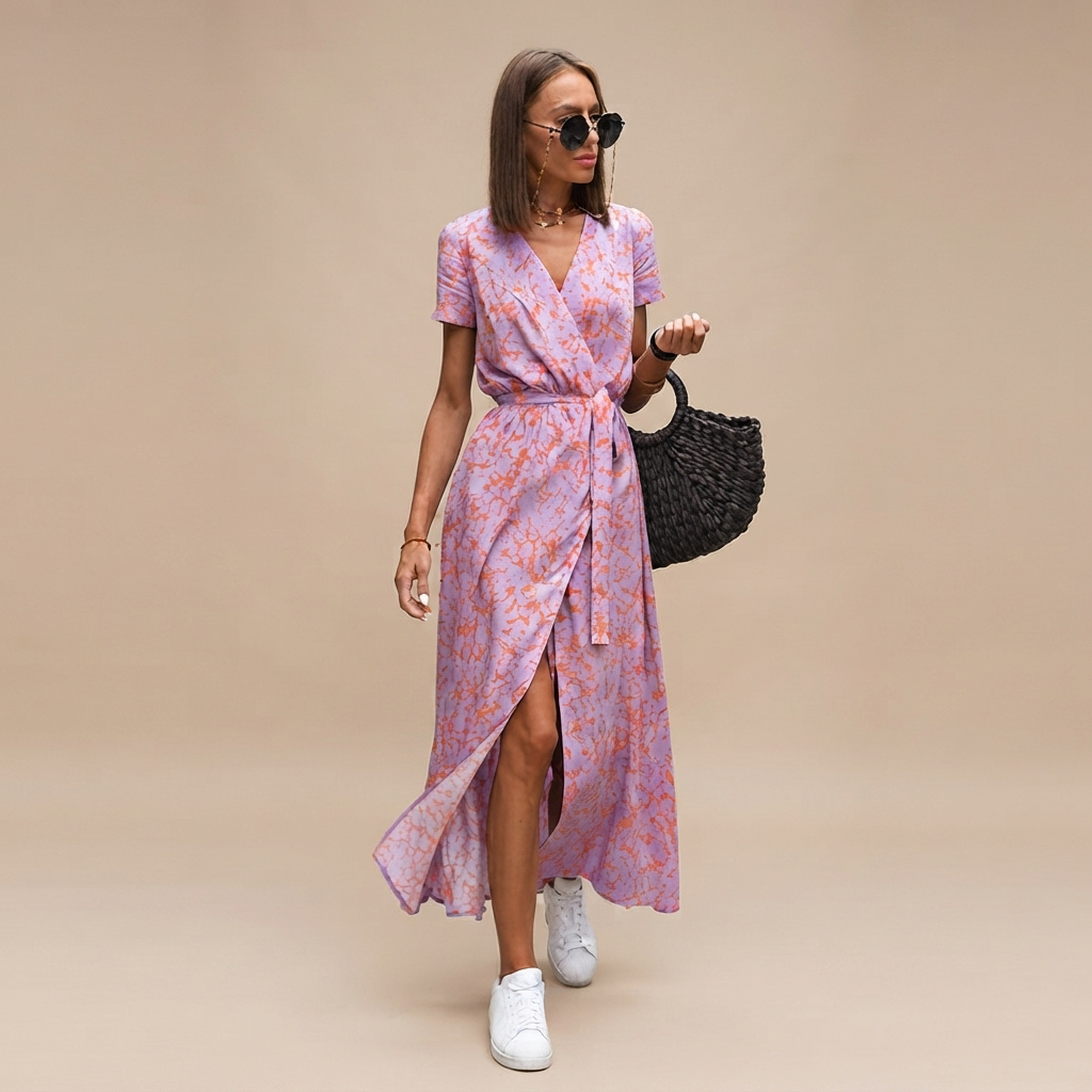 Sophie - Stilvolles und fließendes Midikleid