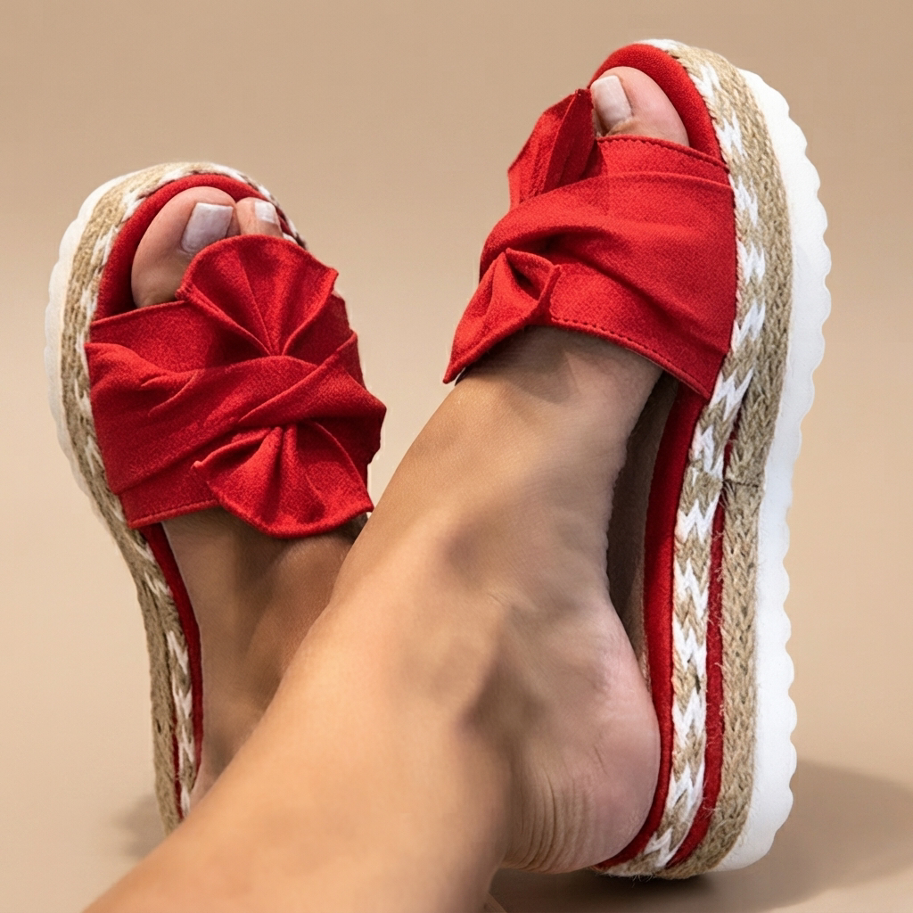 Claudia - Elegante Sandalen mit Schleife