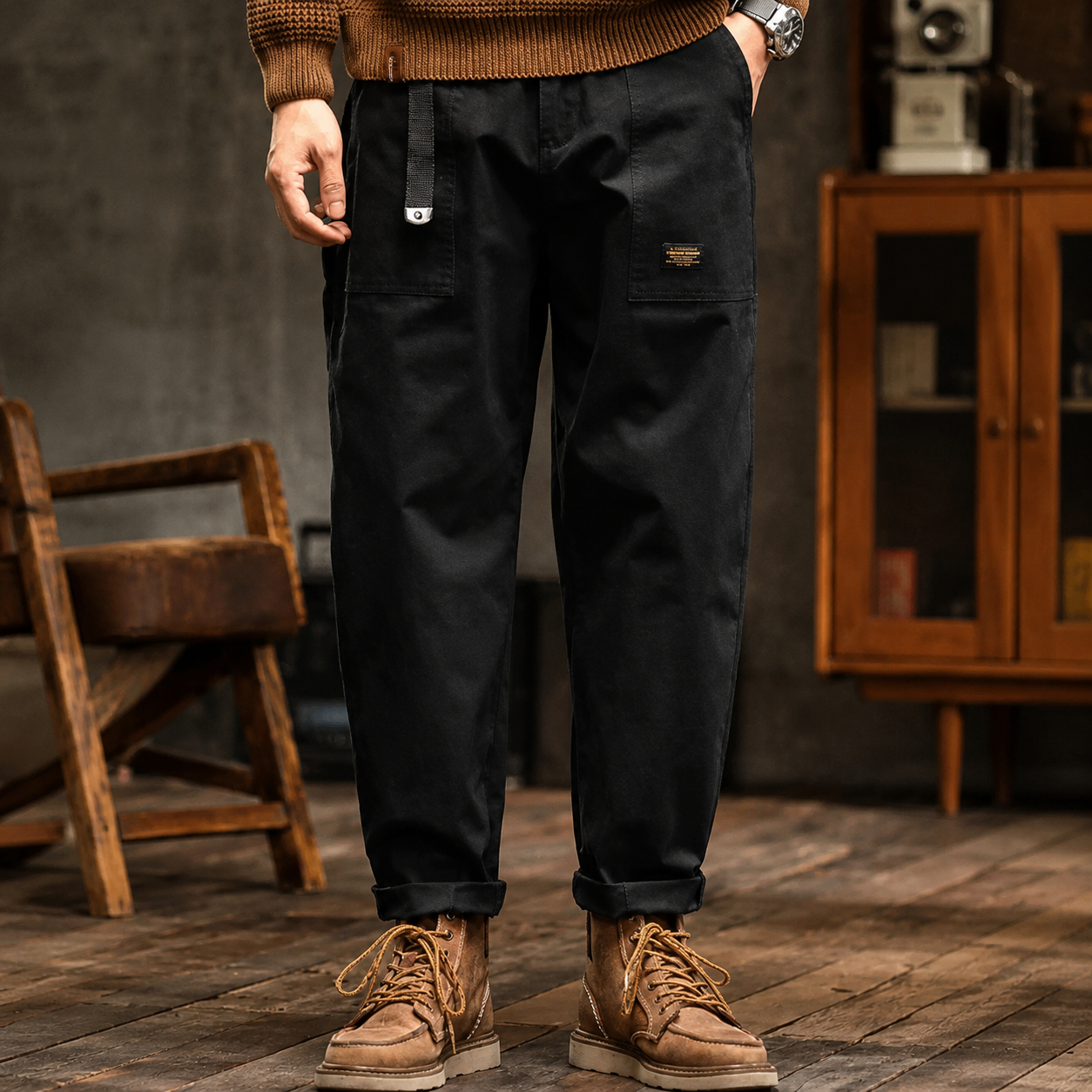 Clyde - Weite Retro-Hosen