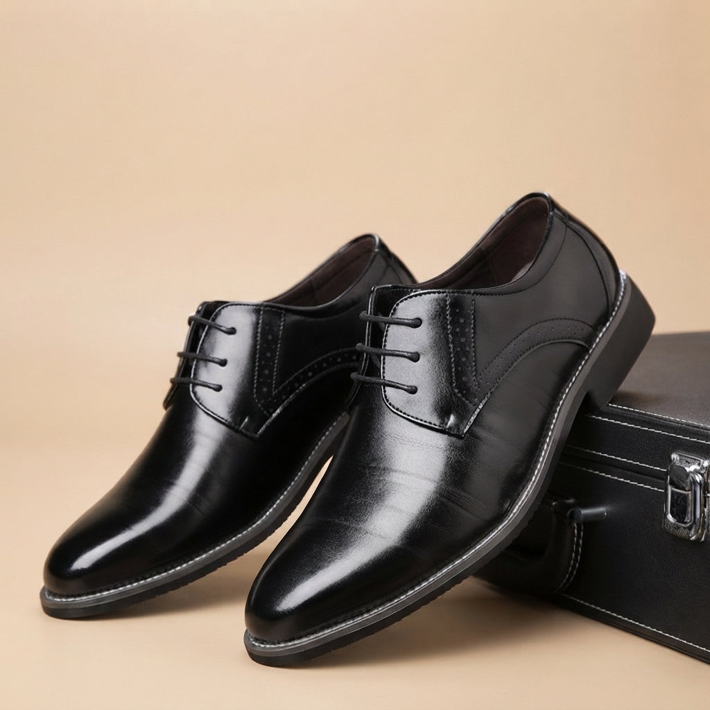 Tristan - Bequeme formelle Schnürschuhe