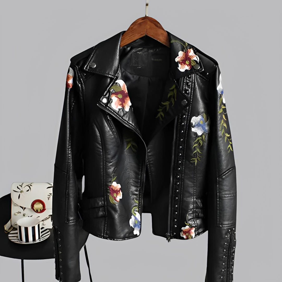 Zoey - Vintage-inspirierte bestickte Jacke