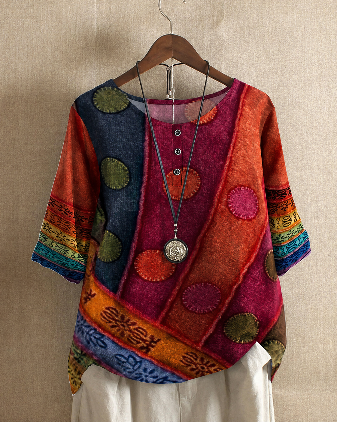 Ferlisha - Weite, elegante Bluse