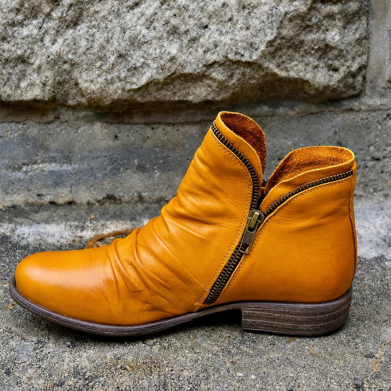 Julie - Modische Stiefeletten mit Reißverschluss