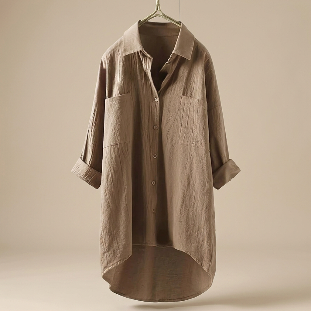 Jacient - Locker sitzendes Button-Down-Hemd