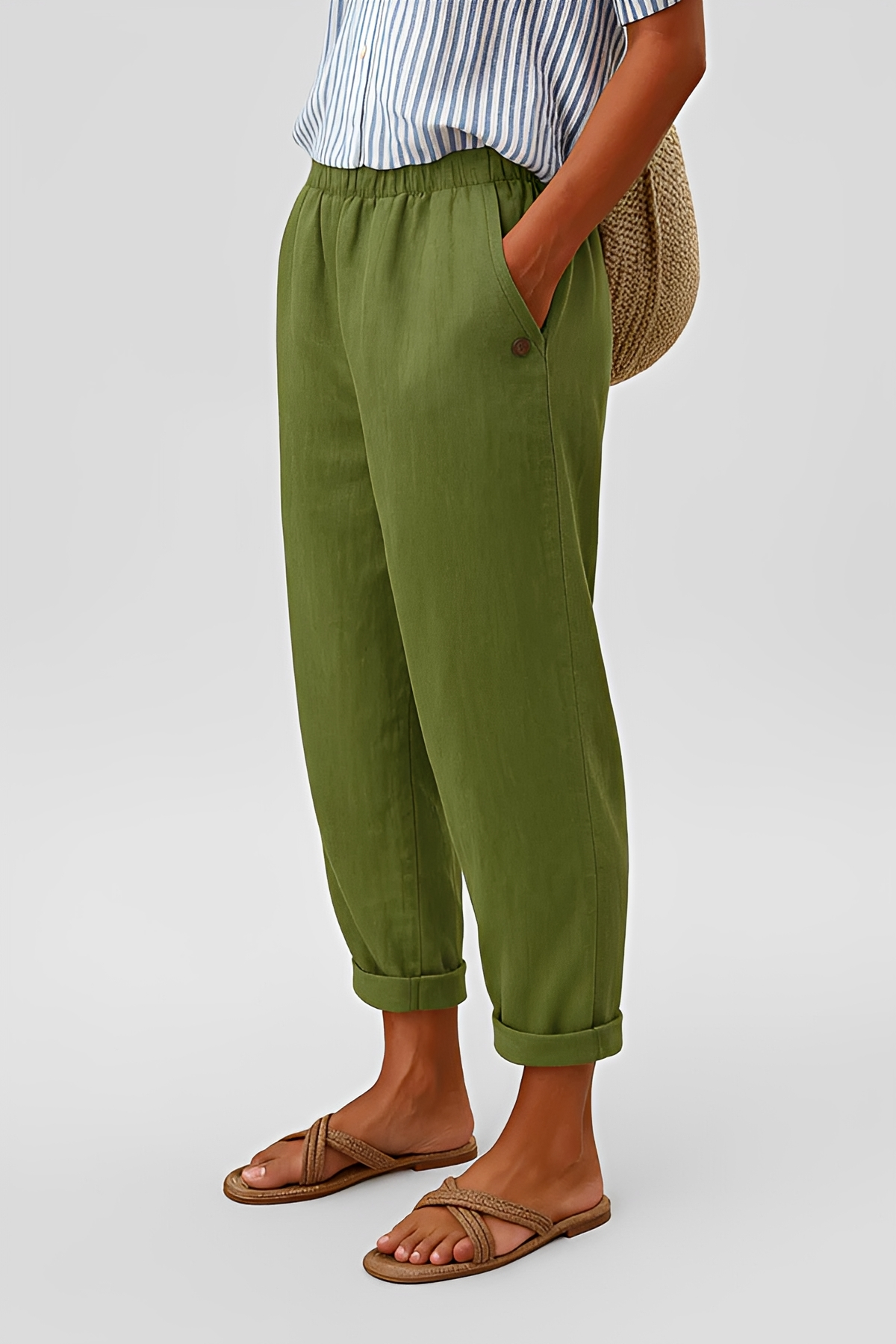 Yunie - Bequeme Hose mit flexiblem Bund