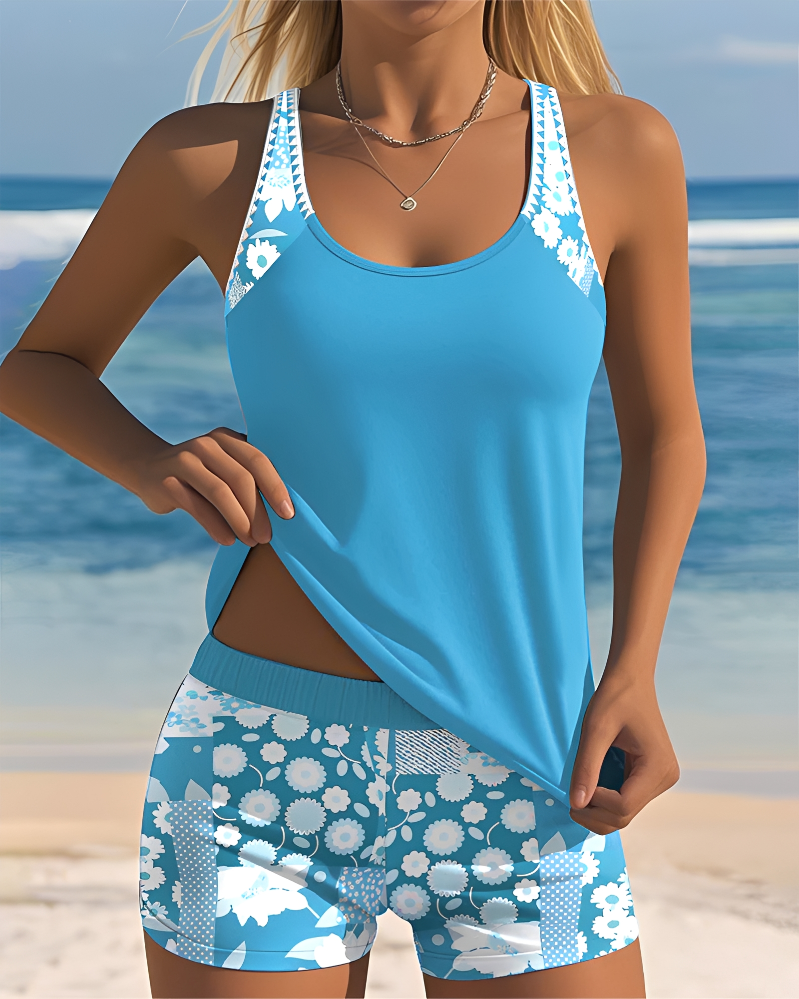 Jasmeen - Stilvolles Tankini-Set
