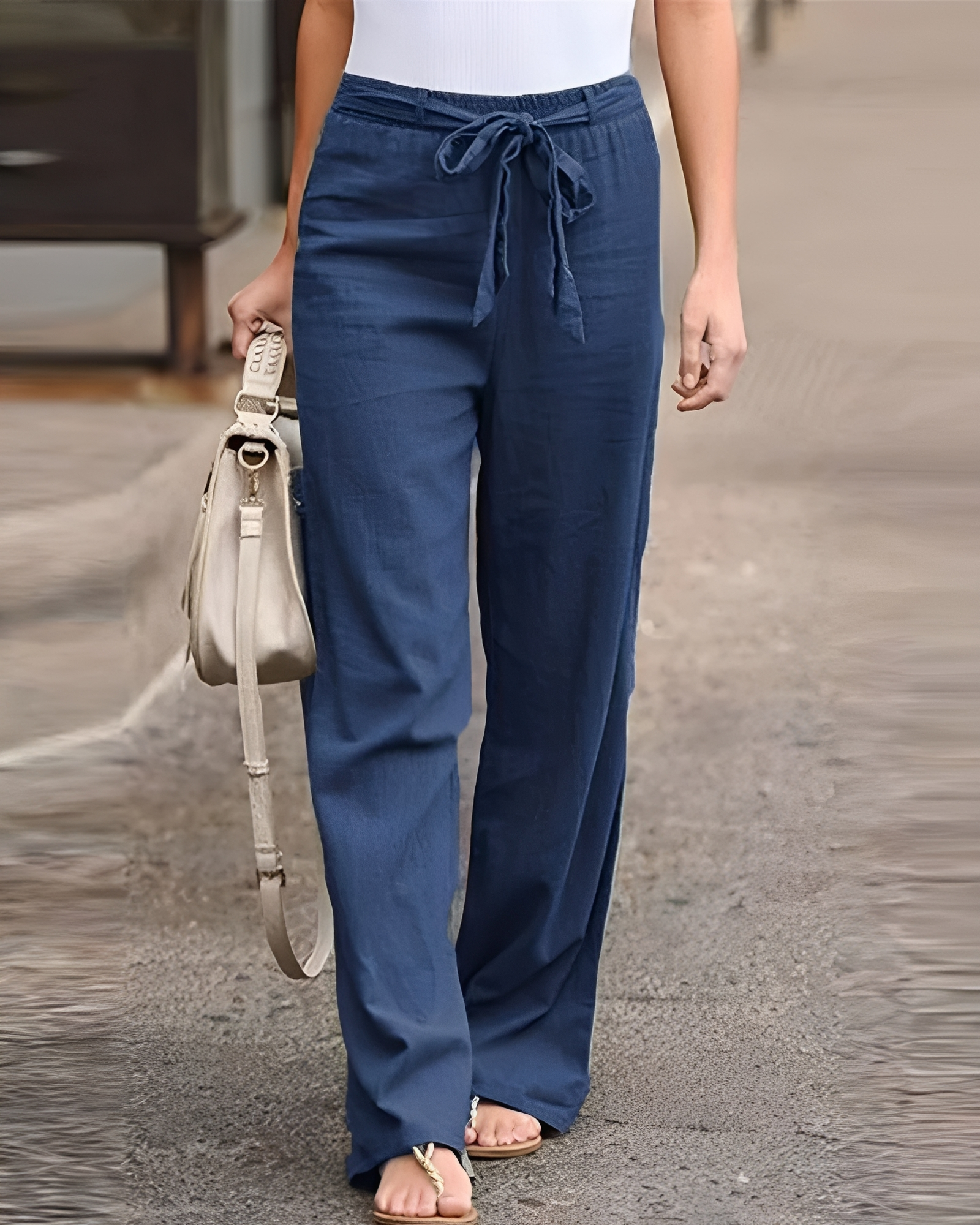 Saniyah - Hose mit flexiblem Taillenbund und Kordelzug