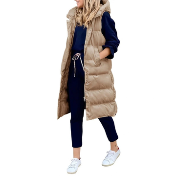 Amilia - Warmer und stilvoller ärmelloser Mantel