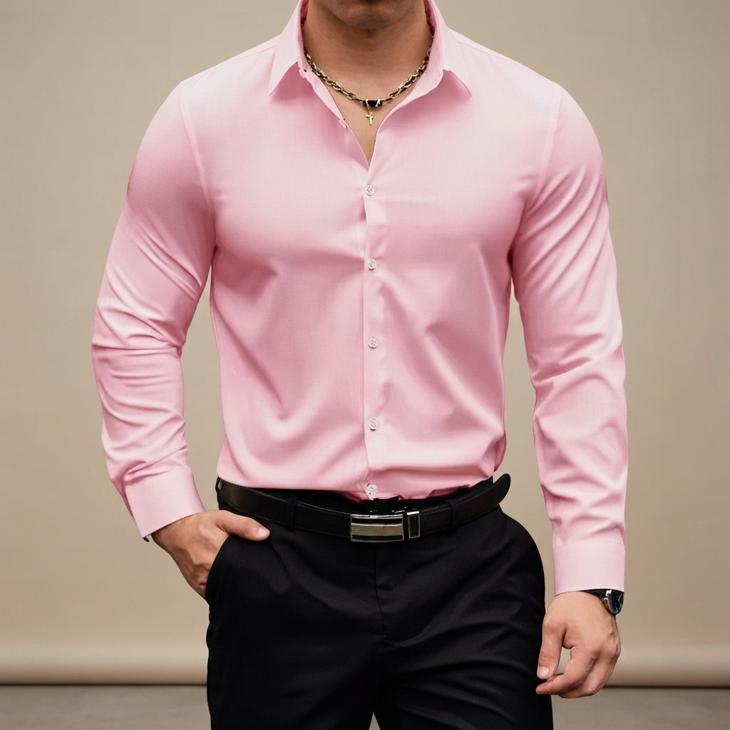 Percy - Lässiges Langarm-Poloshirt