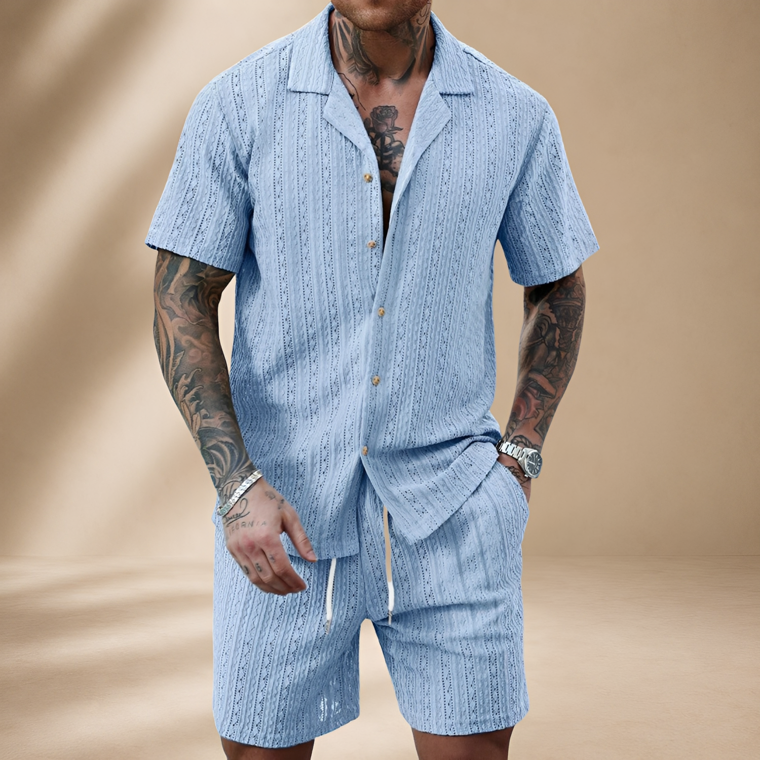 Carter - Bequemes und Entspanntes Hollow-Out-Set