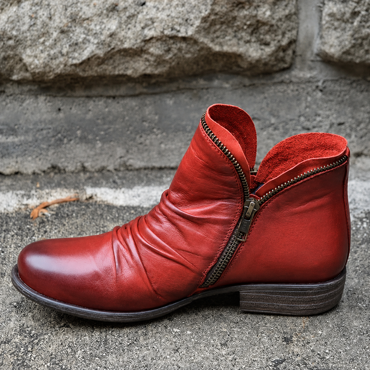 Julie - Modische Stiefeletten mit Reißverschluss