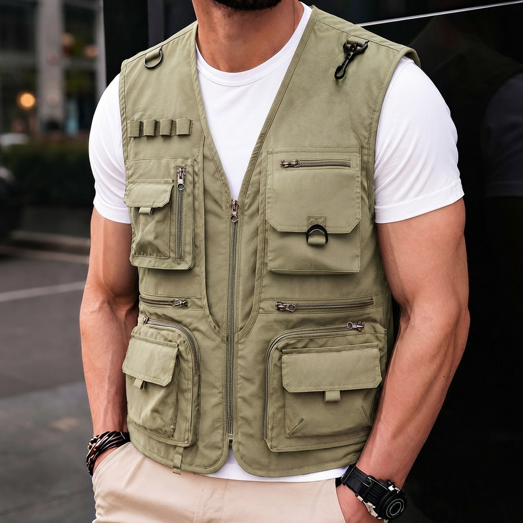 Kyle - Abenteuerbereite Weste mit Mehreren Taschen
