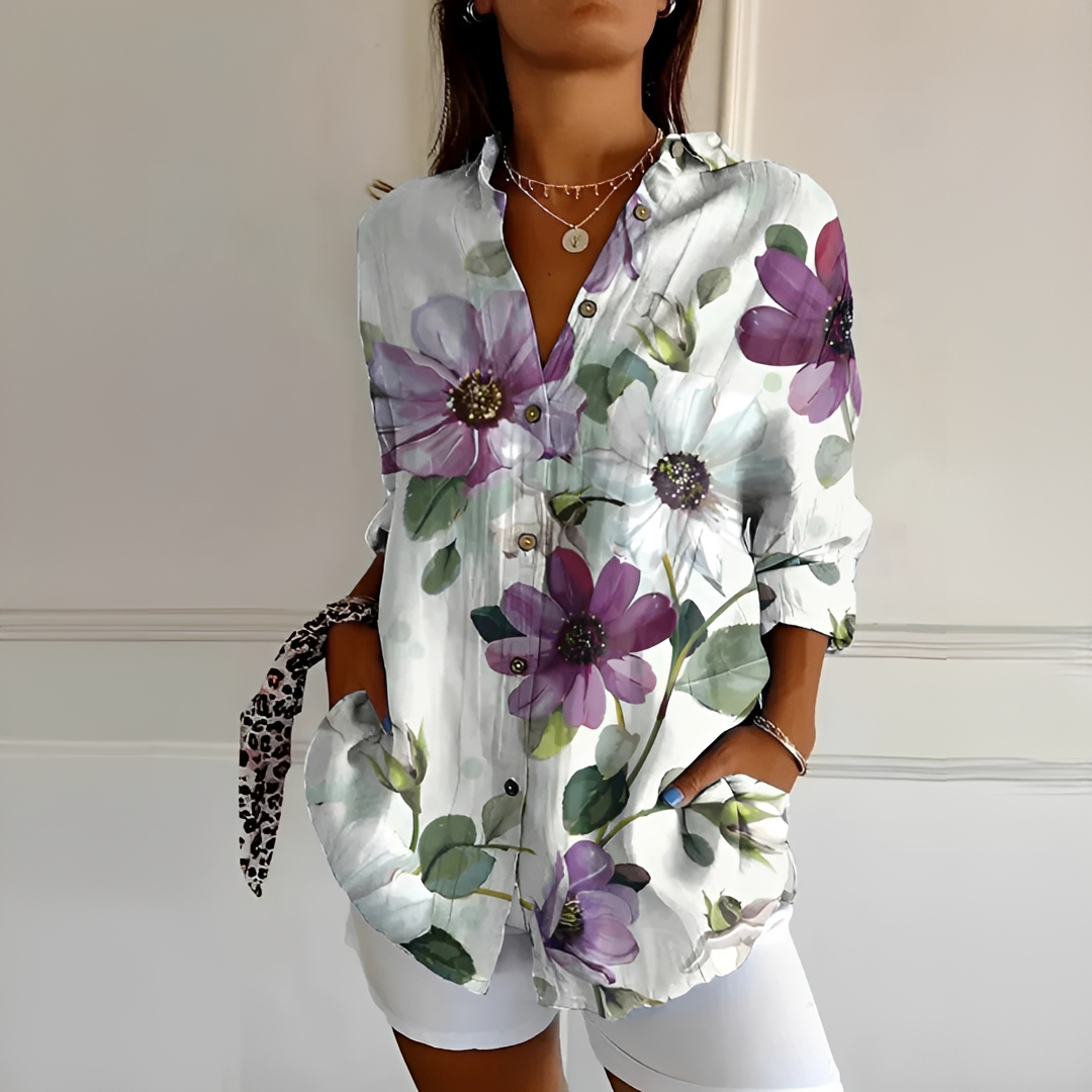 Eleanor - Elegante Bluse mit Knopfleiste