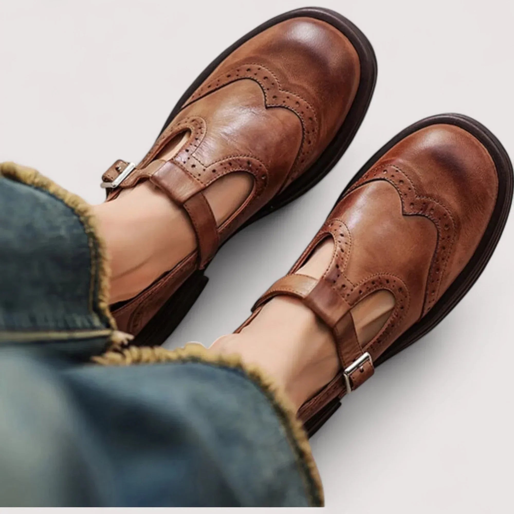 Claudia - Stilvolle Damen Mary Jane Schuhe