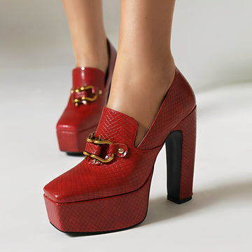 Jennie - Elegante Chunky-Heels