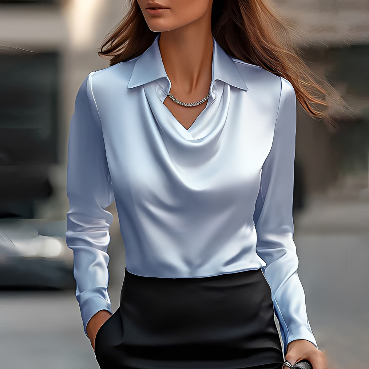 Chiara - Modische Langarmbluse