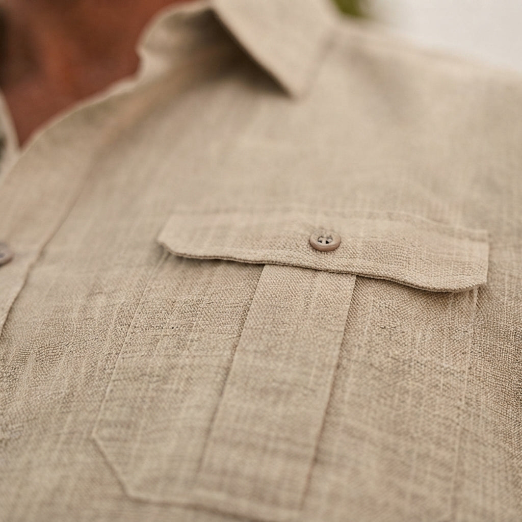 Lewys - Lässiges Button-Down-Poloshirt