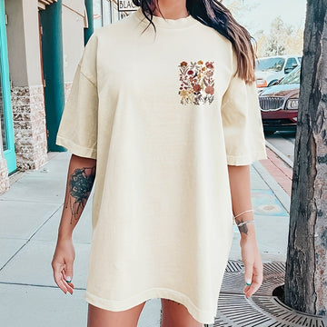 Thea - Trendiges T-Shirt mit Blumenmuster