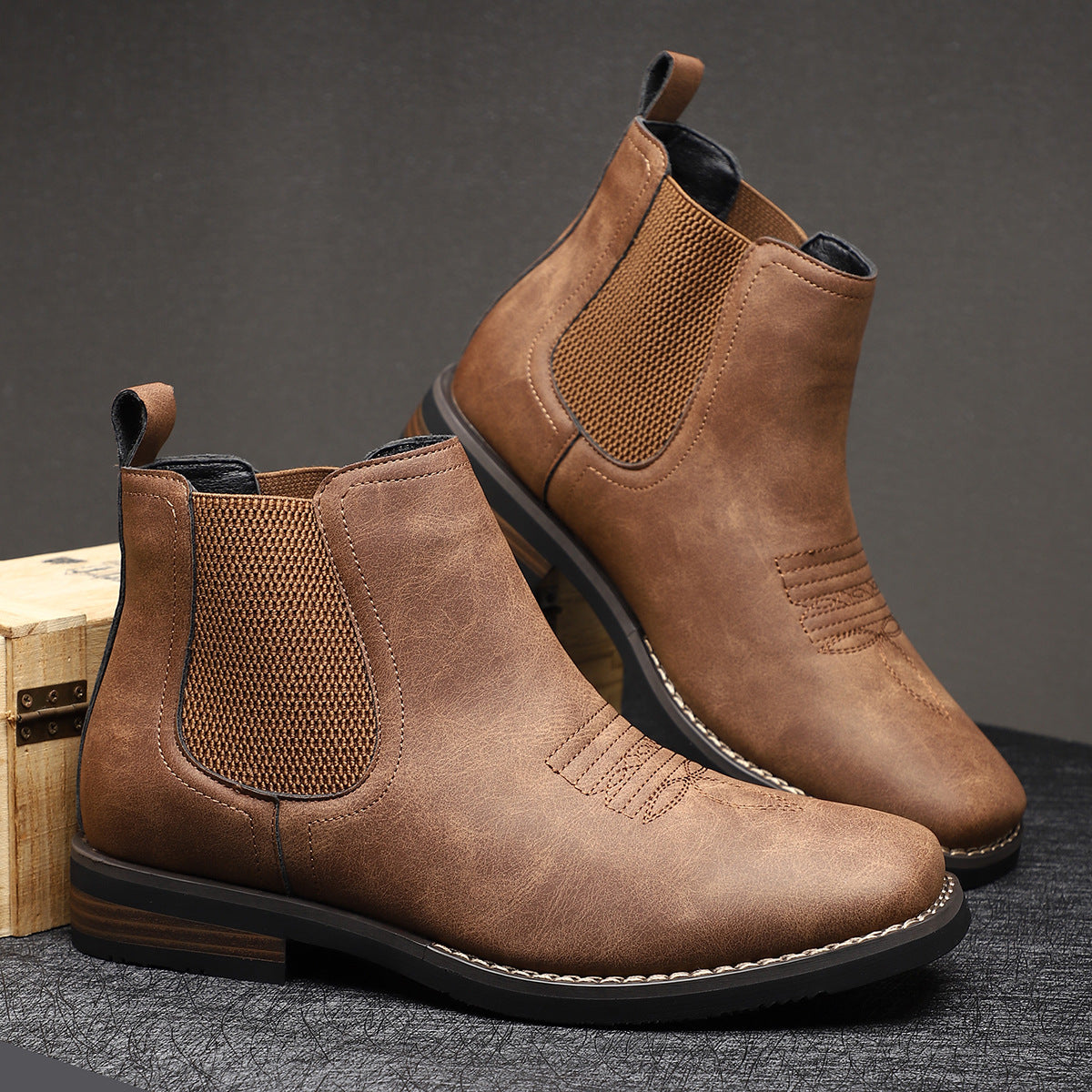 Carson - Modische Wadenhohe Stiefel