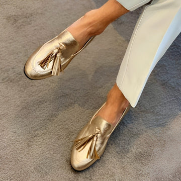 Alyssia - Komfortable Quasten-Slipper