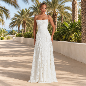 Helena - Elegantes rückenfreies Maxikleid