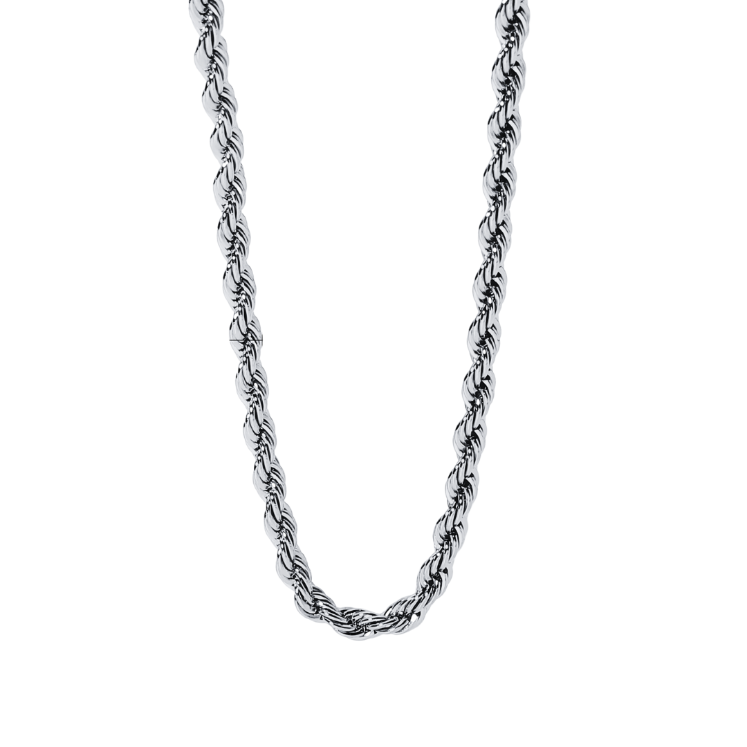 Isla – Kette mit gewelltem Anhänger und gedrehtem Design