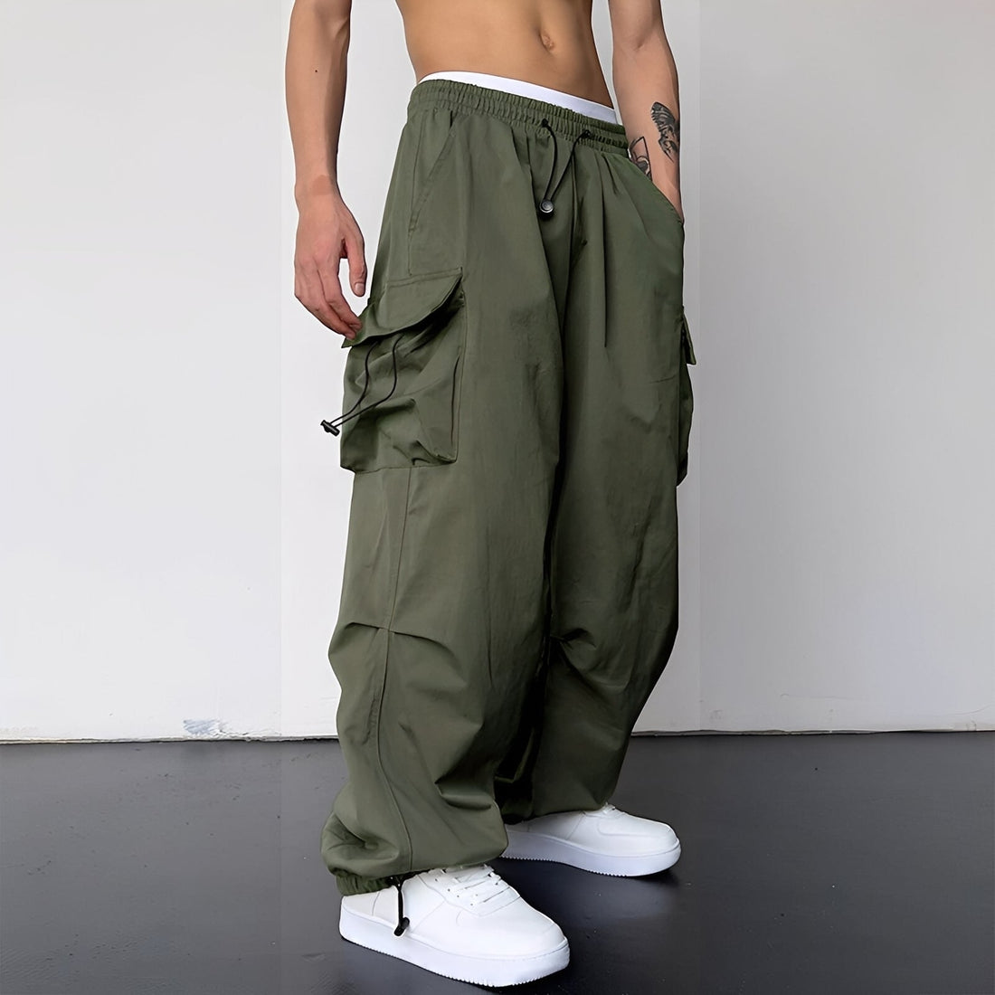 Kaleb - Stylische Baggy-Cargohose für Herren