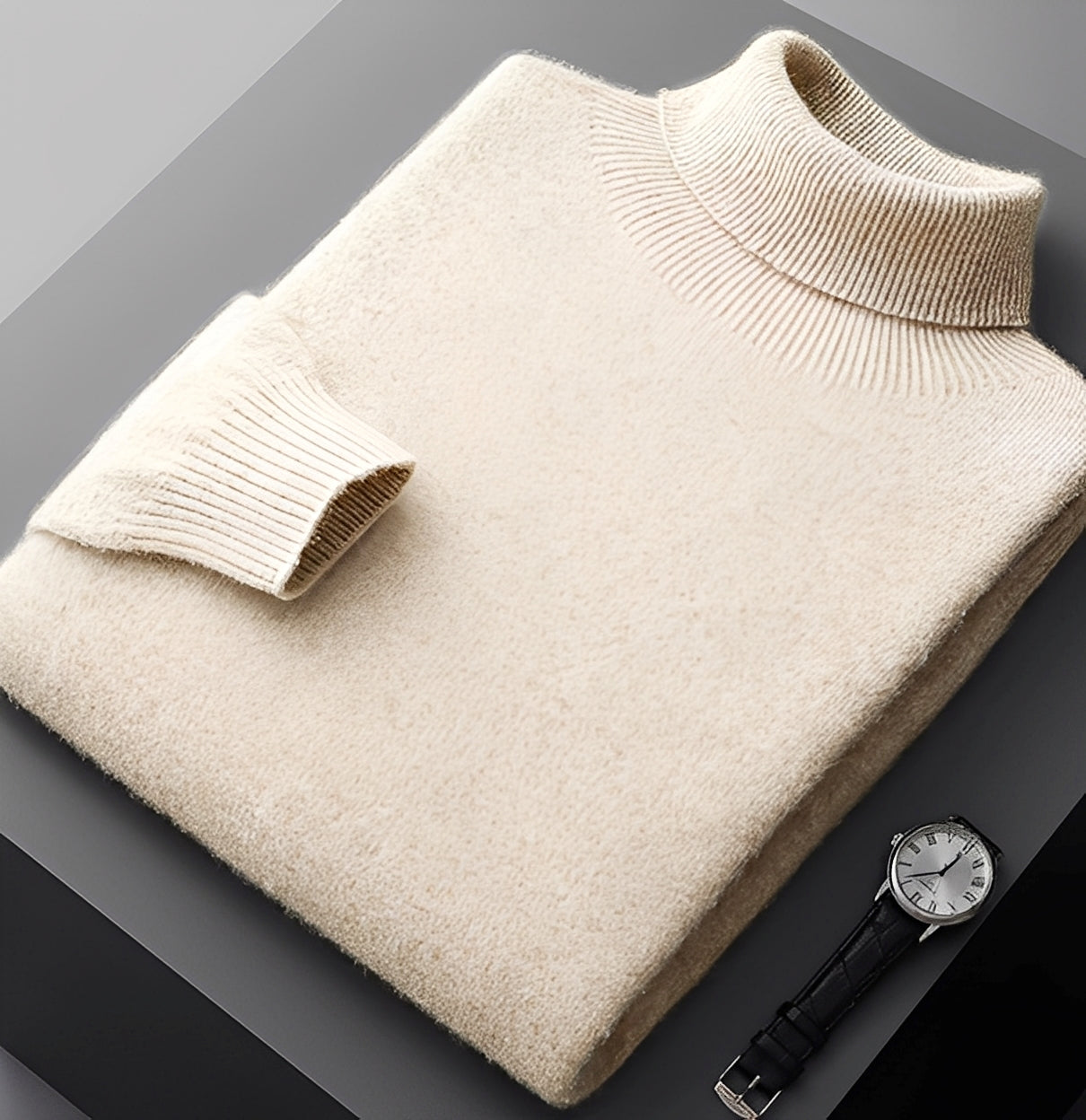 Osborn - Einfacher Herrenrollkragenpullover