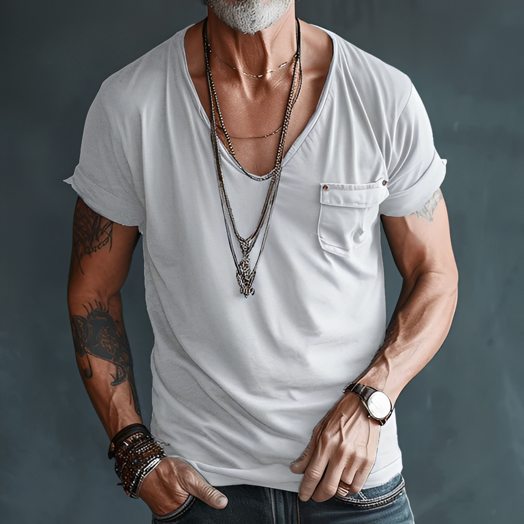 Jelou - Herren-Sommershirt im legeren Stil
