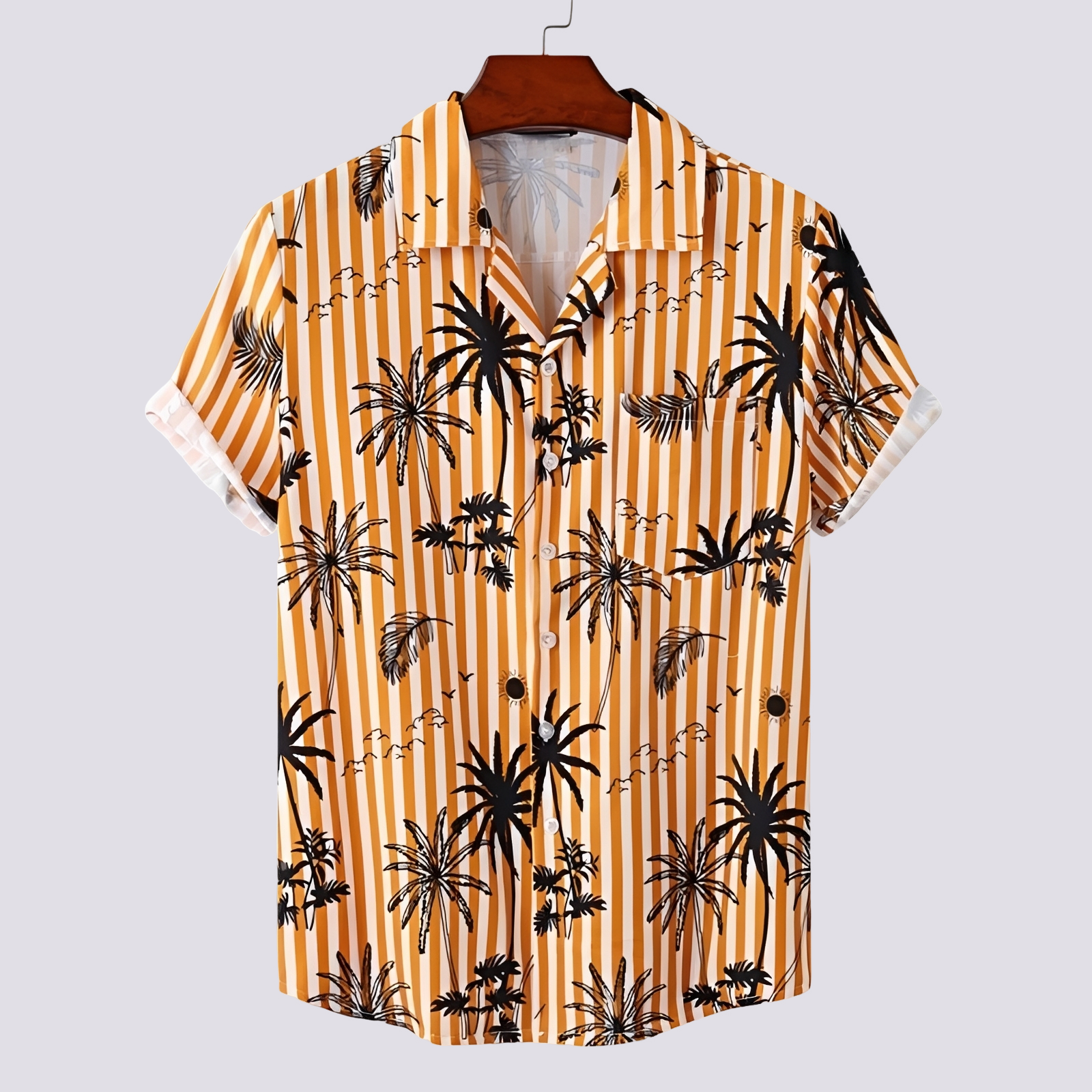 Ronan - Elegantes Herrenhemd mit Hawaii-Muster