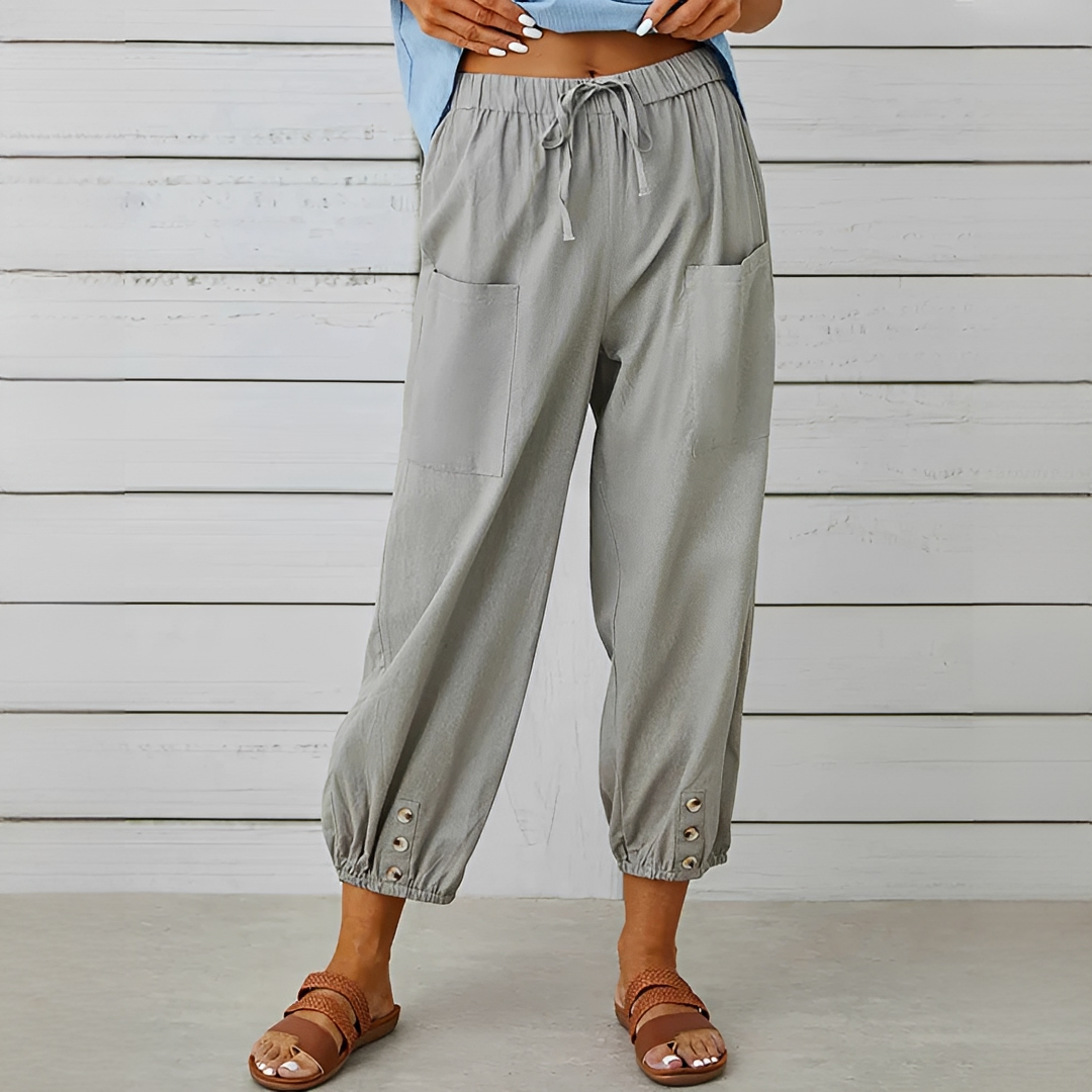 Scarlett - Bequeme Hosen mit Kordelzug