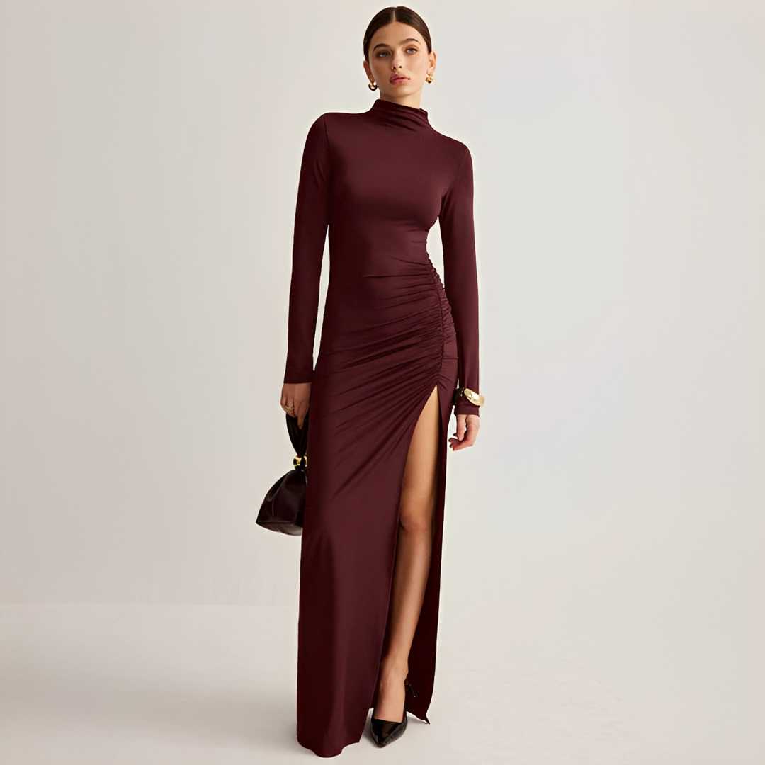 Marian - Elegantes Schlitz-Maxikleid
