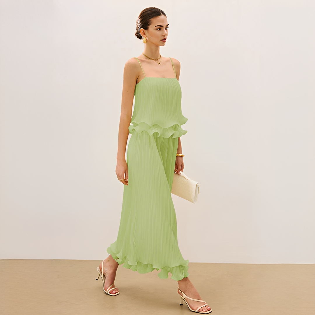 Daphne - Elegantes Set mit Faltenrock