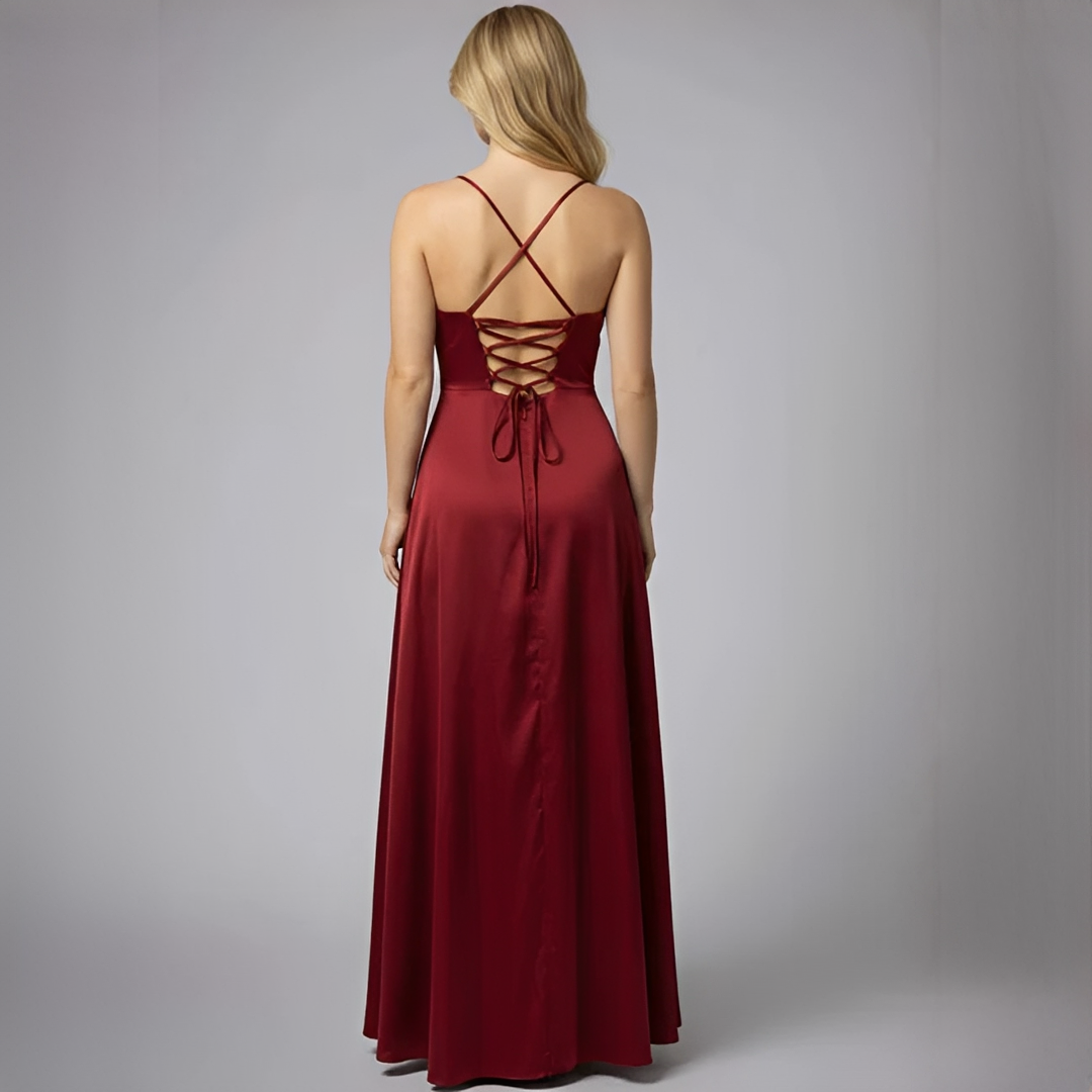 Glenda - Elegantes, fließendes Damenkleid