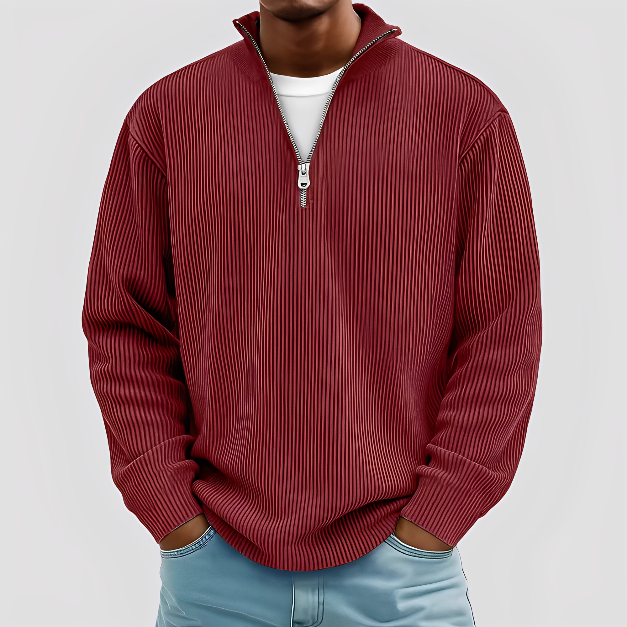 Henry - Stilvoller, komfortabler und warmer Herrenpullover