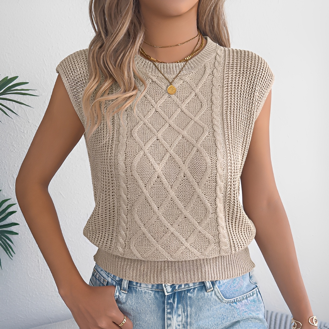 Abbey - Elegantes Ärmelloses Top