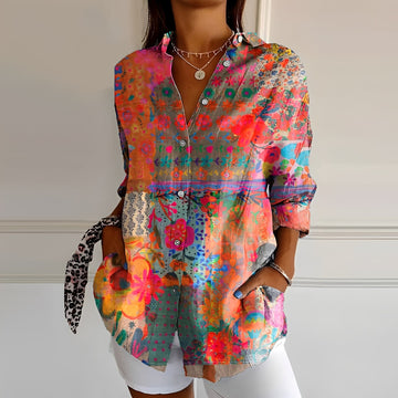 Anna - Stilvolle Bluse mit Print