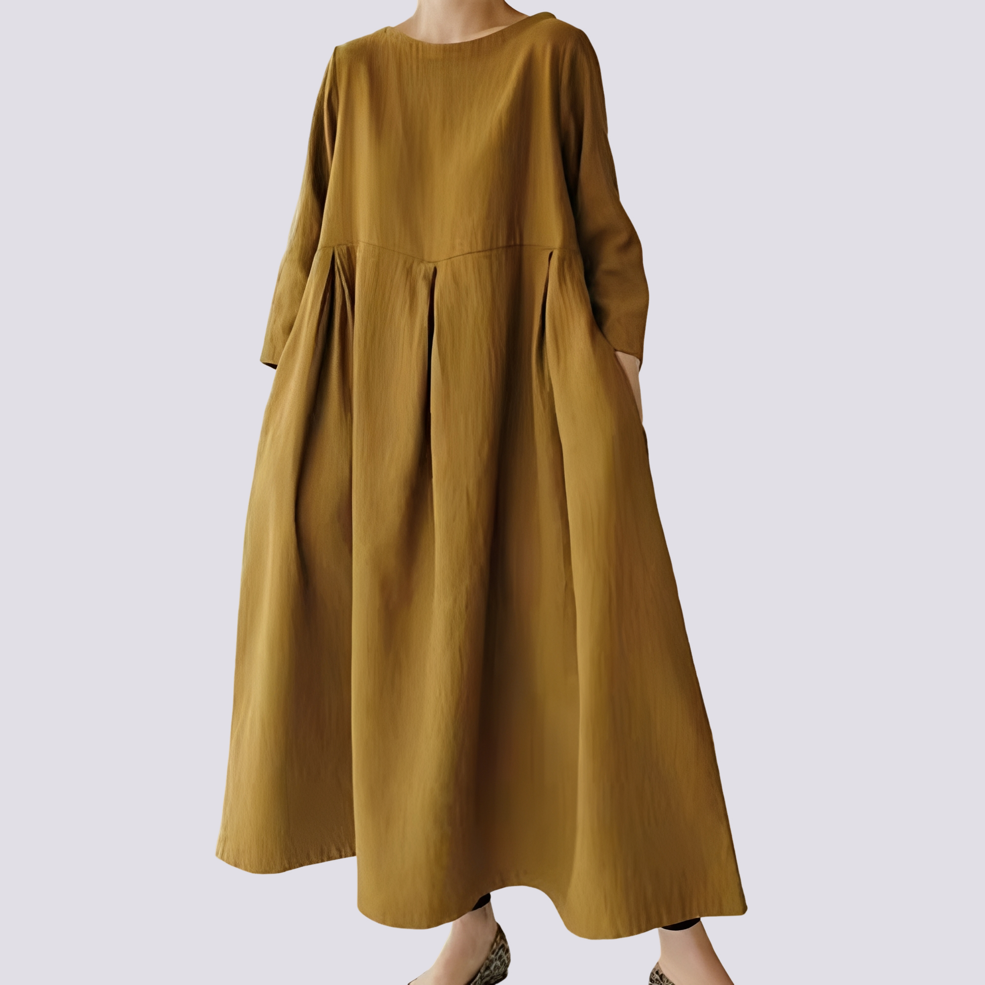 Veronica - Weites Damenkleid mit Taschen