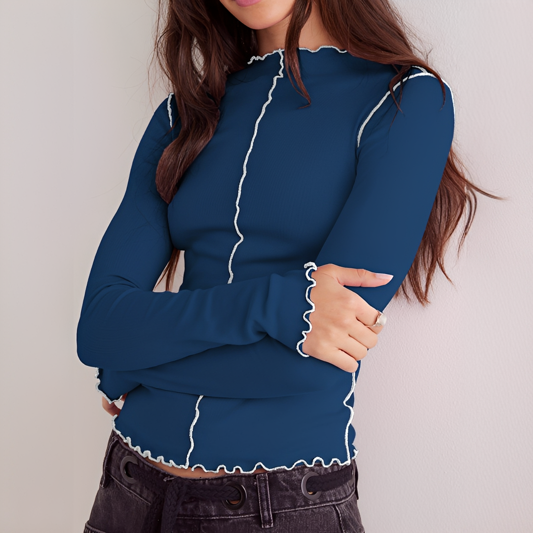 Shania - Bequemes Langarmhemd