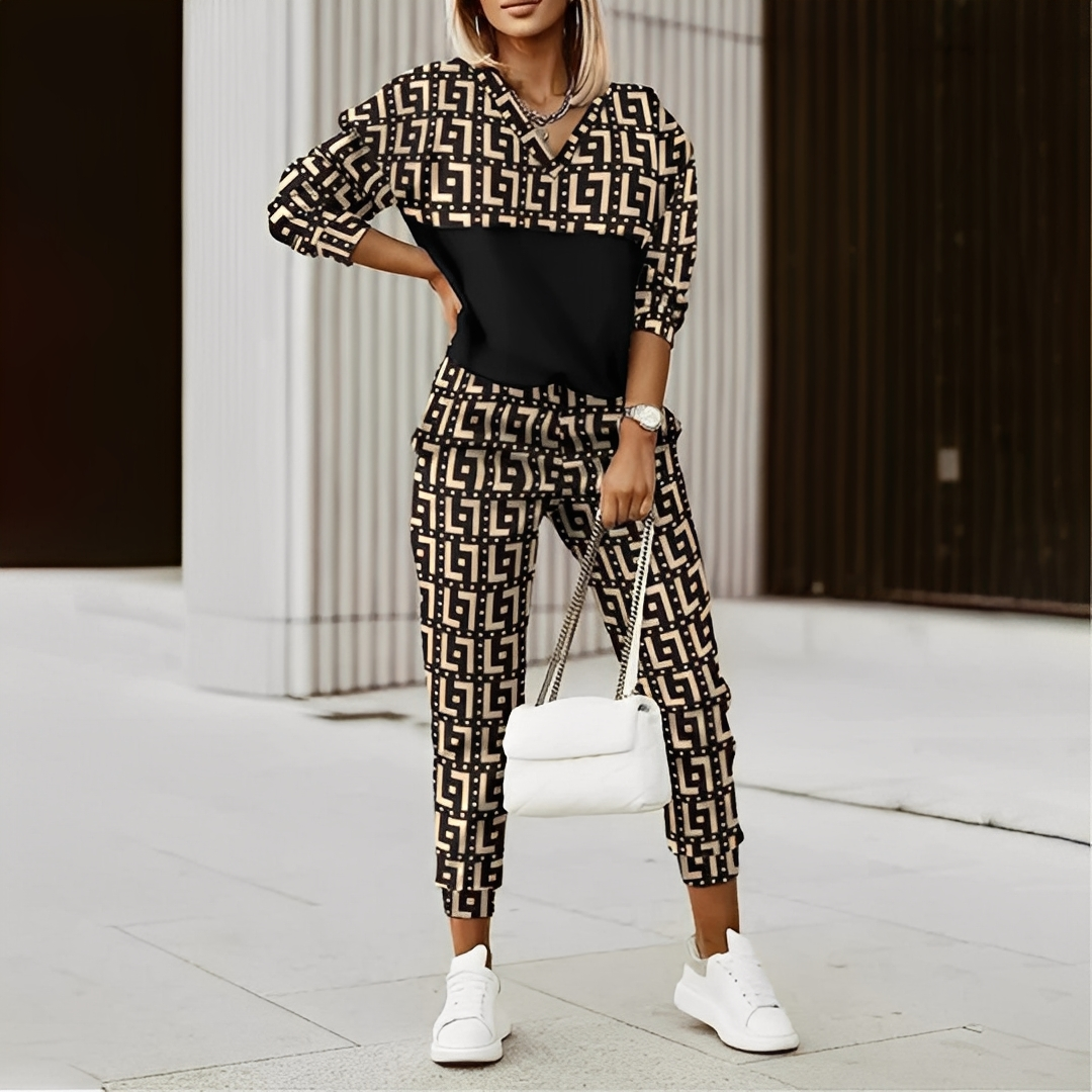 Chenafe - Trendiges zweiteiliges Damen-Ensemble