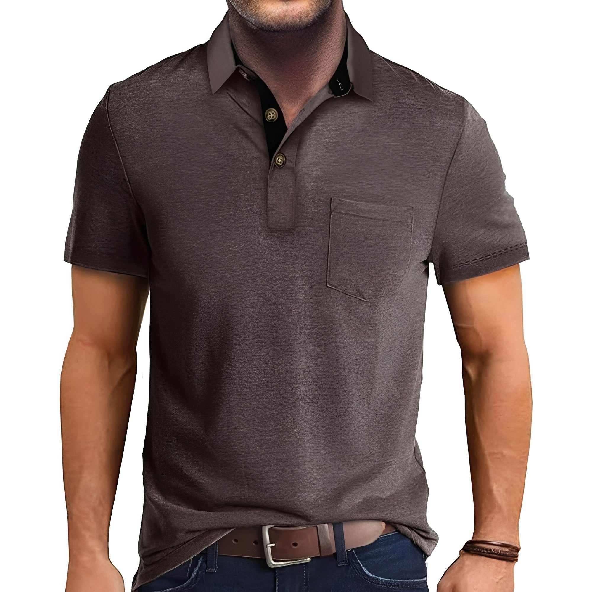 Hobbs - Freizeit-Polohemd mit kurzen Ärmeln