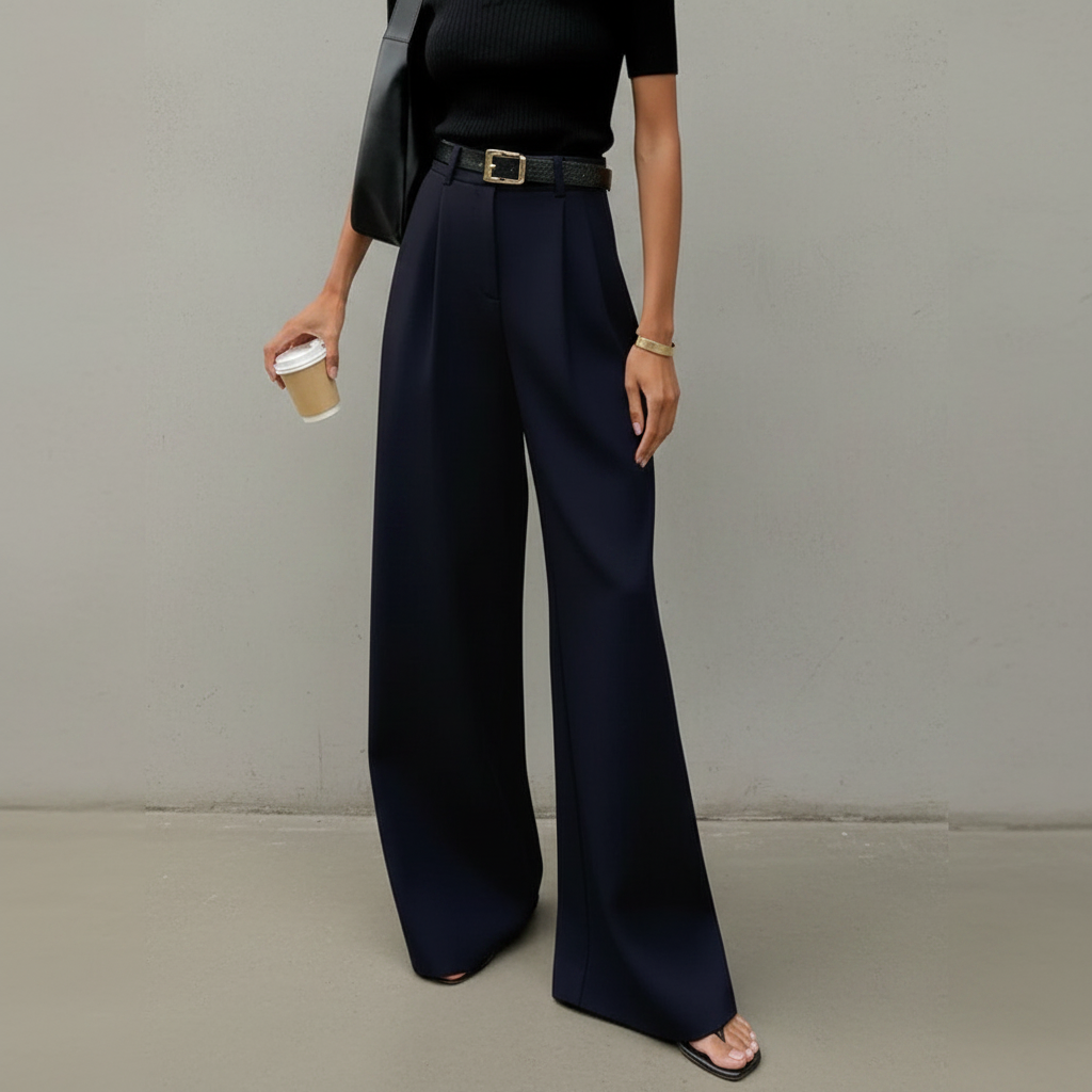 Marlene - Elegante Hose mit weitem Bein