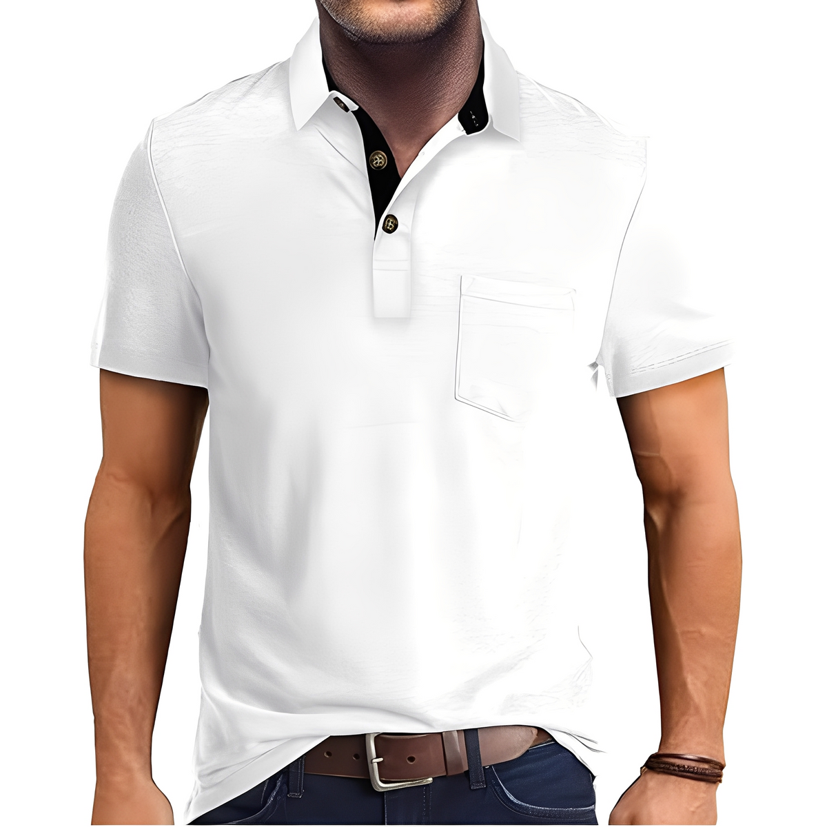 Abner - Poloshirt im traditionellen Stil
