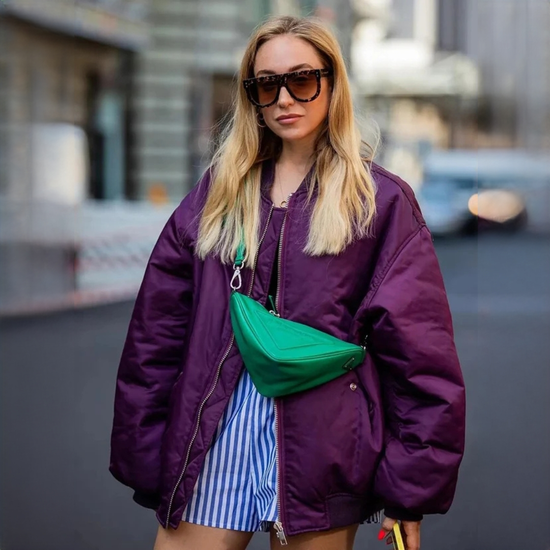Vanessa - Flauschige Oversized-Jacke