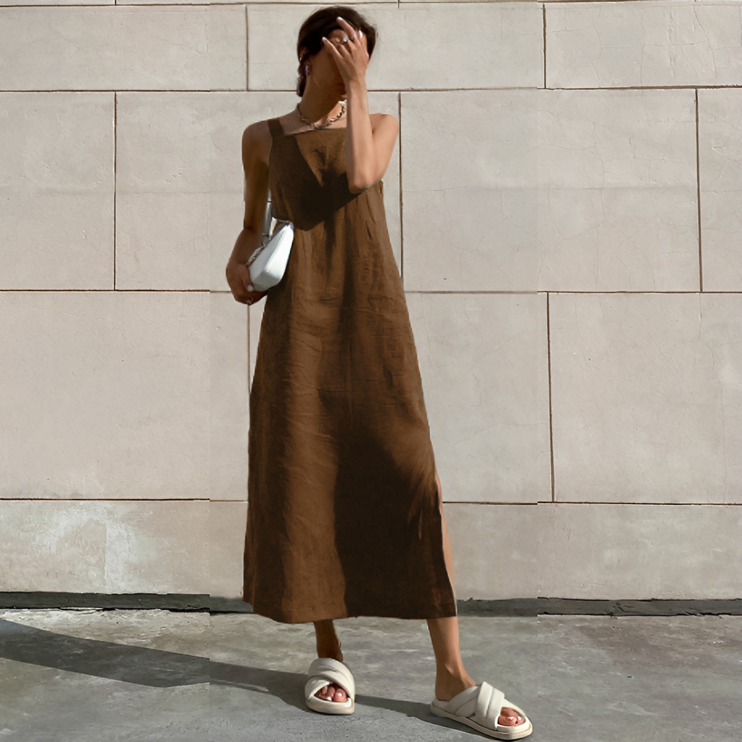 Briella - Komfortables langes Kleid